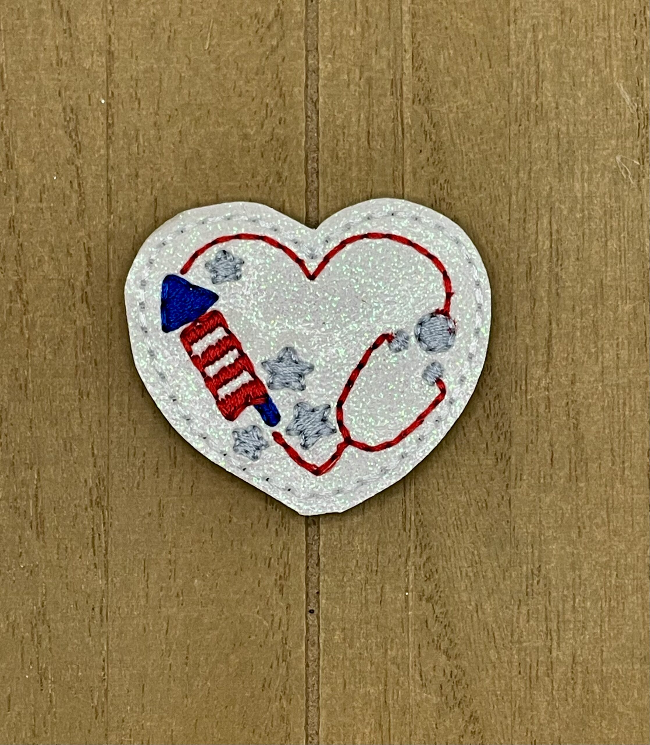 Fireworks Stethoscope Heart