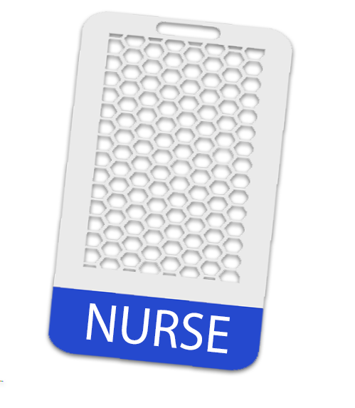 Vertical NURSE Badge Buddy